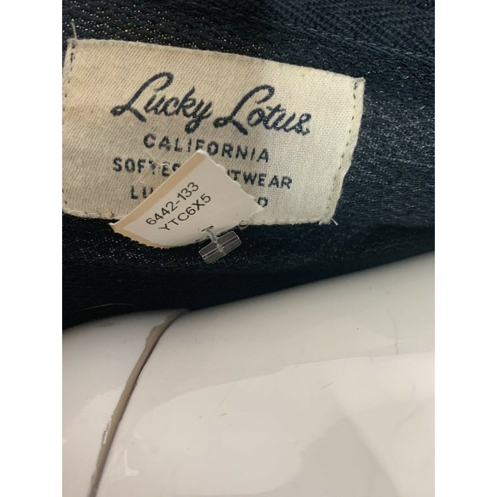 Lucky Brand Lucky Lotus Small Embroidered Open Front Cardigan Belted Boh… - Picture 4 of 8